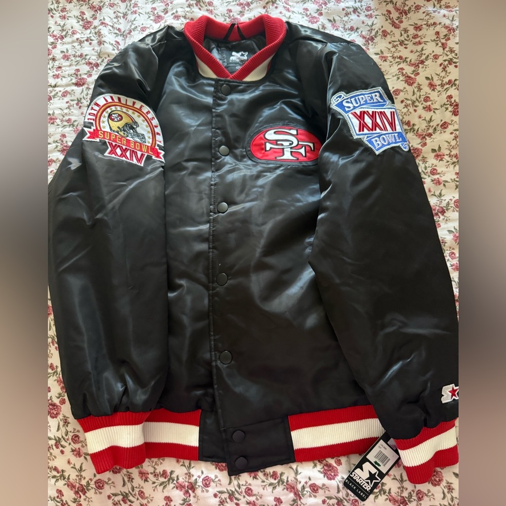 STARTER Quilted Black Jacket
